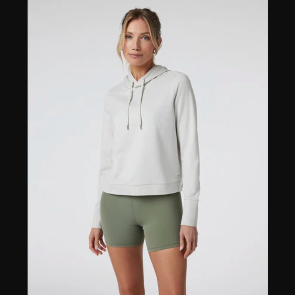 Vuori White Hoodie for Women